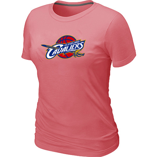 Cleveland Cavaliers Big & Tall Primary Logo Pink Women T Shirt