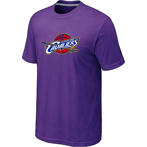 Cleveland Cavaliers Big & Tall Primary Logo Purple T Shirt