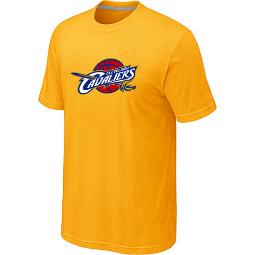 Cleveland Cavaliers Big & Tall Primary Logo Yellow T Shirt