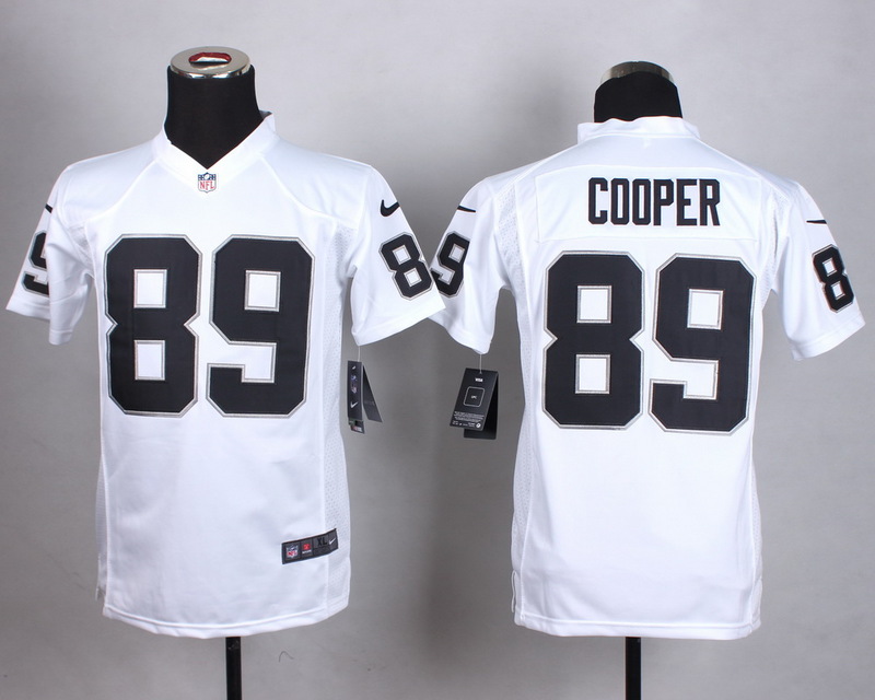Nike Raiders 89 Amari Cooper White Youth Game Jersey Nike Raiders 89 Amari Cooper White Youth Game Jersey