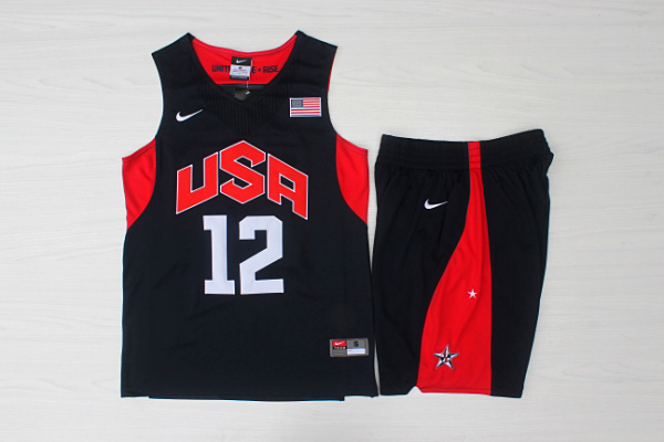 USA 12 Harden Blue 2012 Dream Team Jersey(With Shorts)