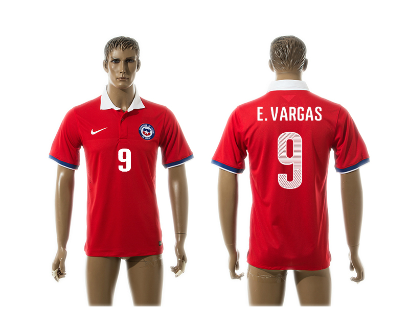 2015-16 Chile 9 E.Vargas Home Thailand Jersey