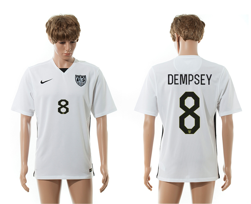 2015-16 USA 8 Dempsey Home Thailand Jersey