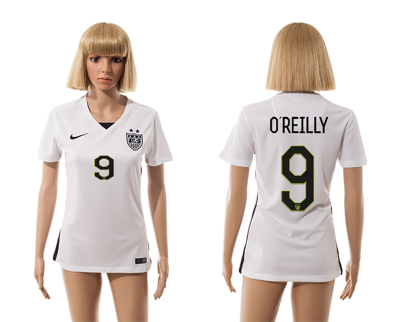 2015-16 USA 9 O'Reilly Home Women Jersey
