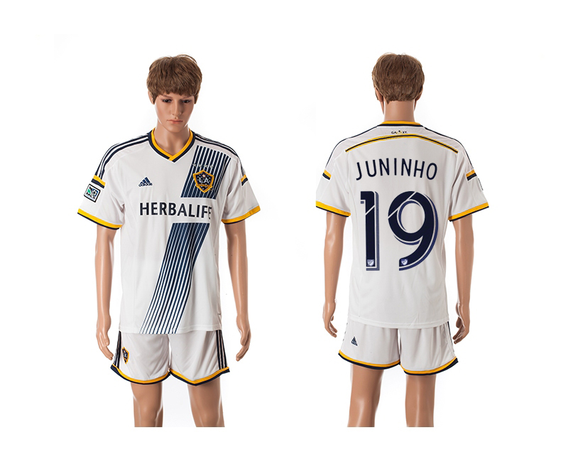 2015-16 Los Angeles Galaxy 19 Juninho Home Jersey