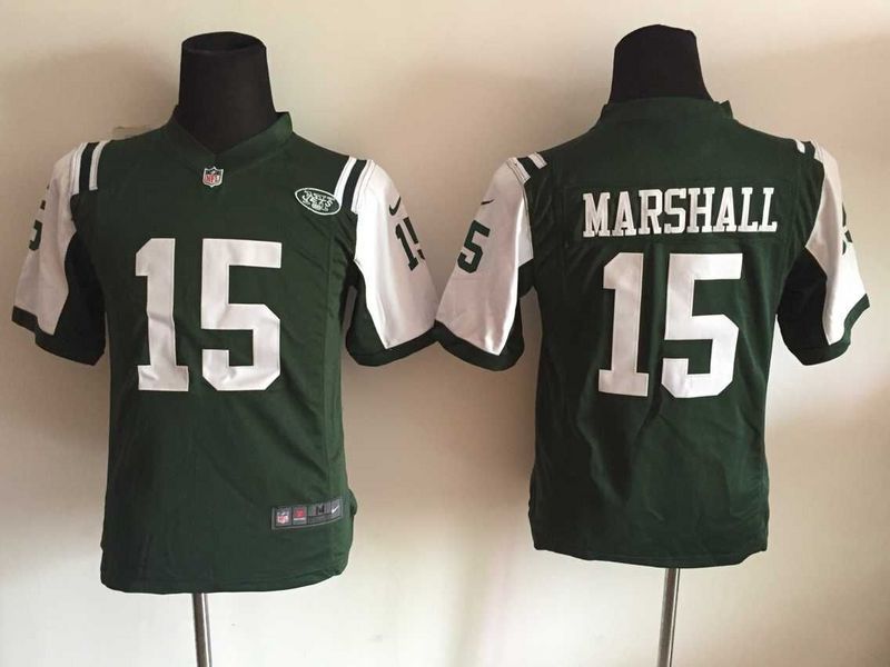 Nike Jets 15 Marshall Green Youth Game Jersey