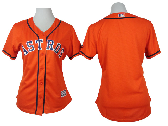 Astros Blank Orange Women Jersey Astros Blank Orange Women Jersey