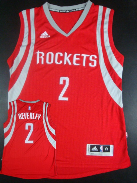 Rockets 2 Beverley Red Hot Printed New Rev 30 Jersey