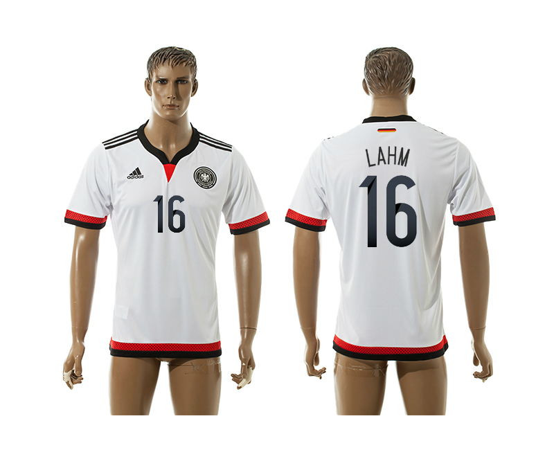 2015-16 Germany 16 Lahm Home Thailand Jersey