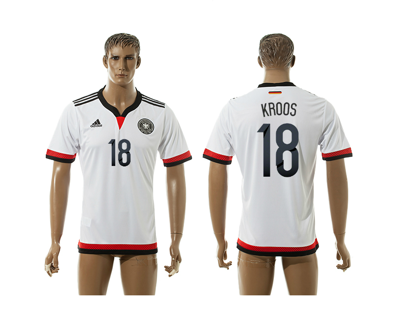 2015-16 Germany 18 Kroos Home Thailand Jersey