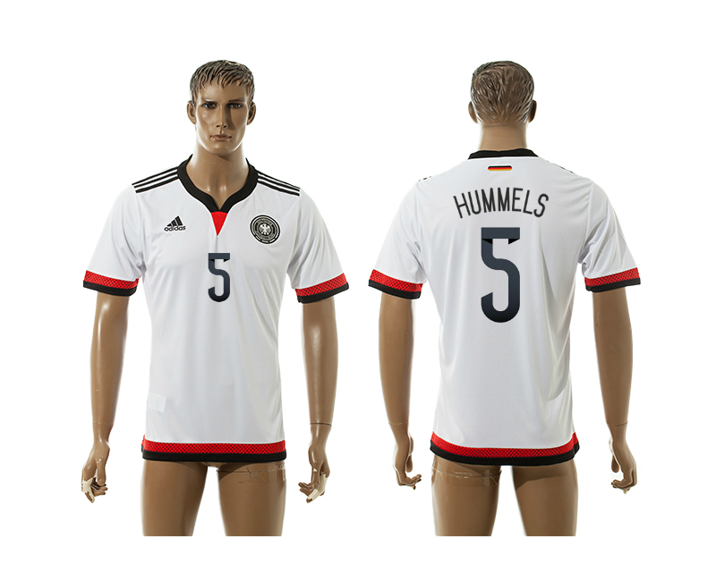 2015-16 Germany 5 Hummels Home Thailand Jersey