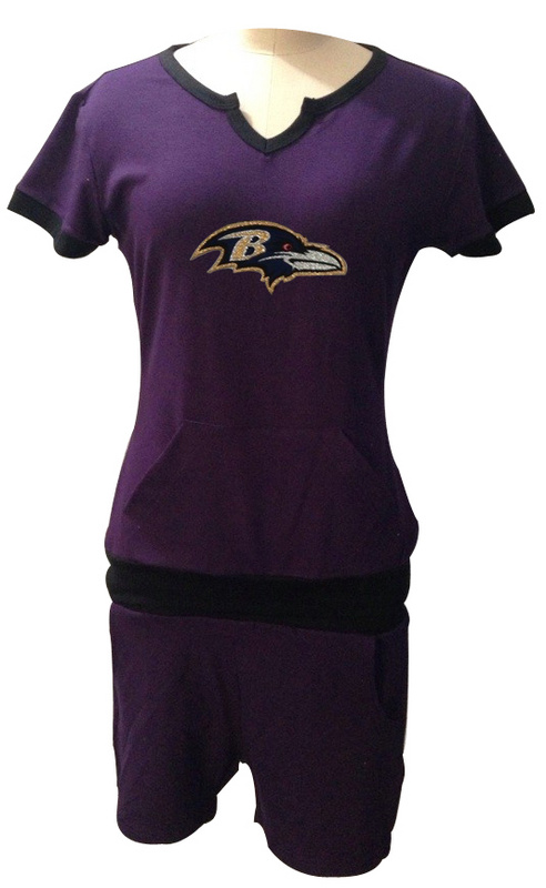 Nike Ravens Purple Women Sport Suits