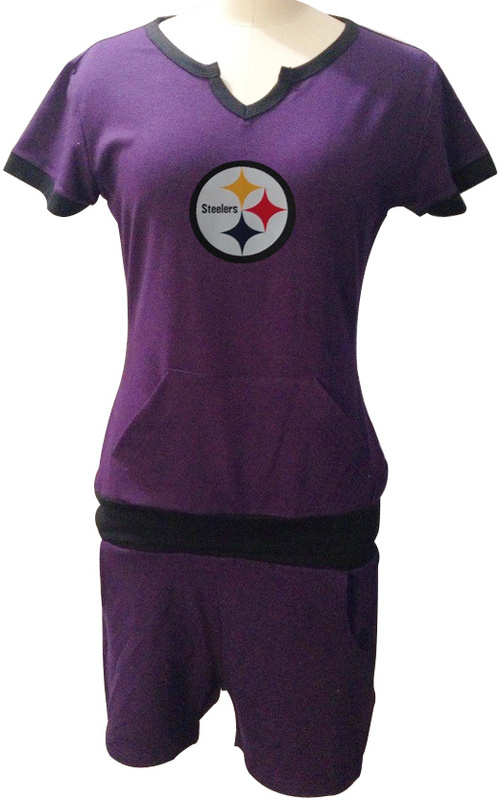 Nike Steelers Purple Women Sport Suits