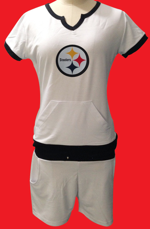 Nike Steelers White Women Sport Suits