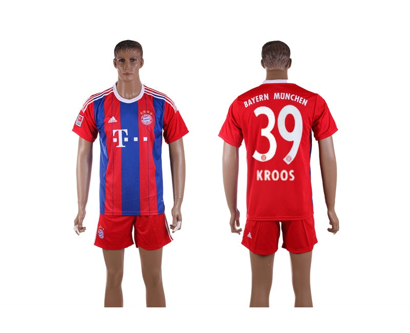 2014-2015 Club Bayern Munchen 39 Kroos Home Jerseys