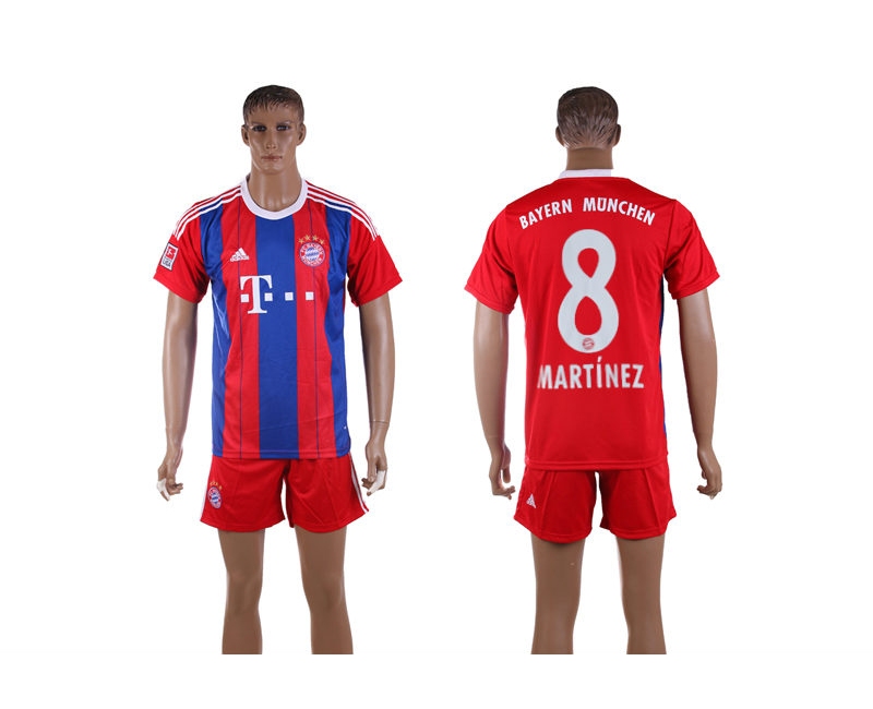 2014-2015 Club Bayern Munchen 8 Martinez Home Jerseys