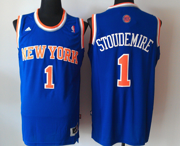 Knicks 1 Stoudemire Blue New Revolution 30 Jerseys