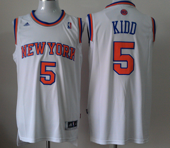 Knicks 5 Kidd White New Revolution 30 Jerseys