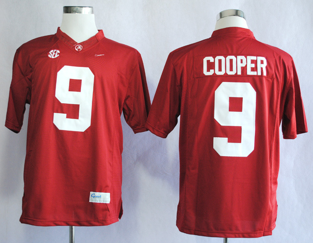 Alabama Crimson Tide 9 Cooper Red College Limited Jerseys