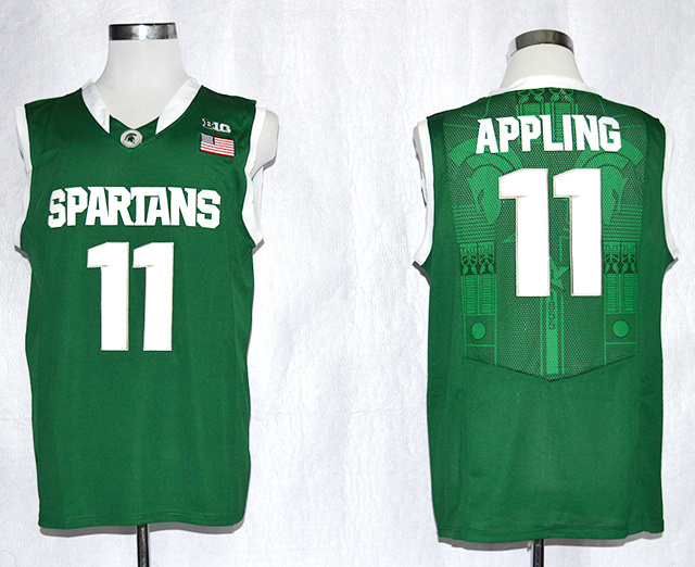 Michigan State Spartans 11 Keith Appling Green NCAA Jersey