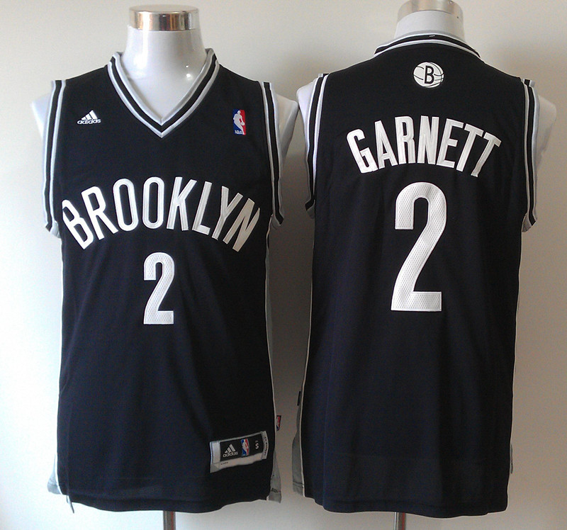 Nets 2 Garnett Black New Revolution 30 Jerseys
