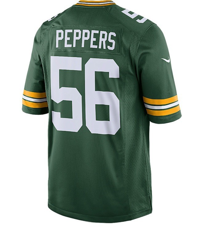 Nike Packers 56 Peppers Green Elite Jerseys