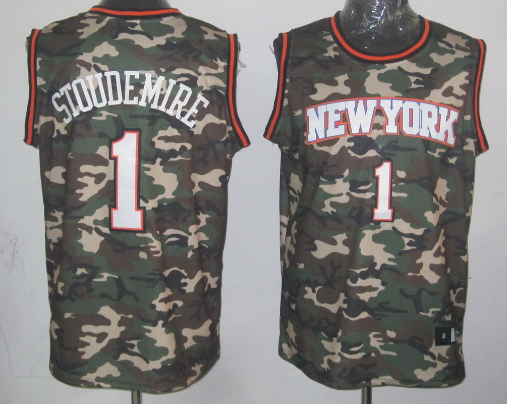 Knicks 1 Stoudemire Swingman Camouflage Jerseys