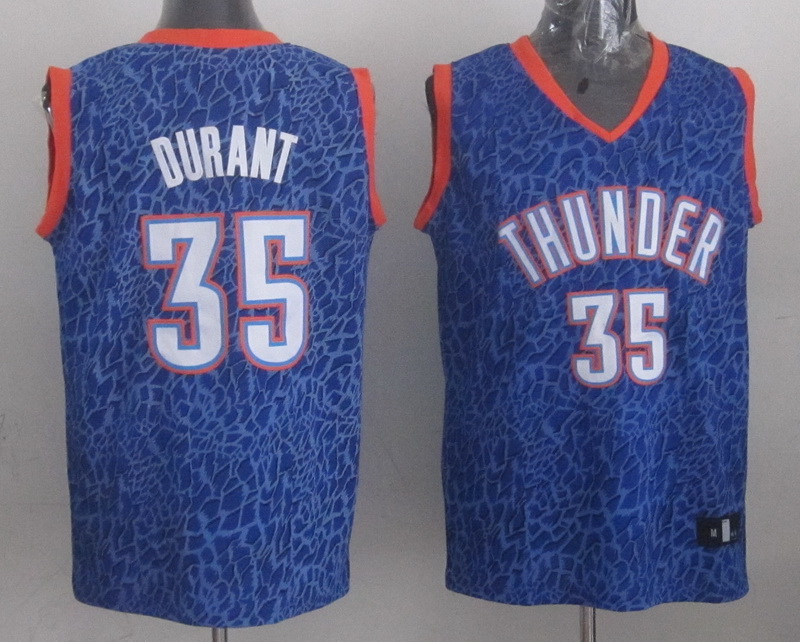 Thunder 35 Durant Blue Crazy Light Swingman Jerseys