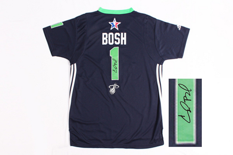 2014 All Star East 1 Bosh Blue Signature Edition Jerseys