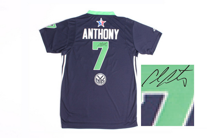 2014 All Star East 7 Anthony Blue Signature Edition Jerseys