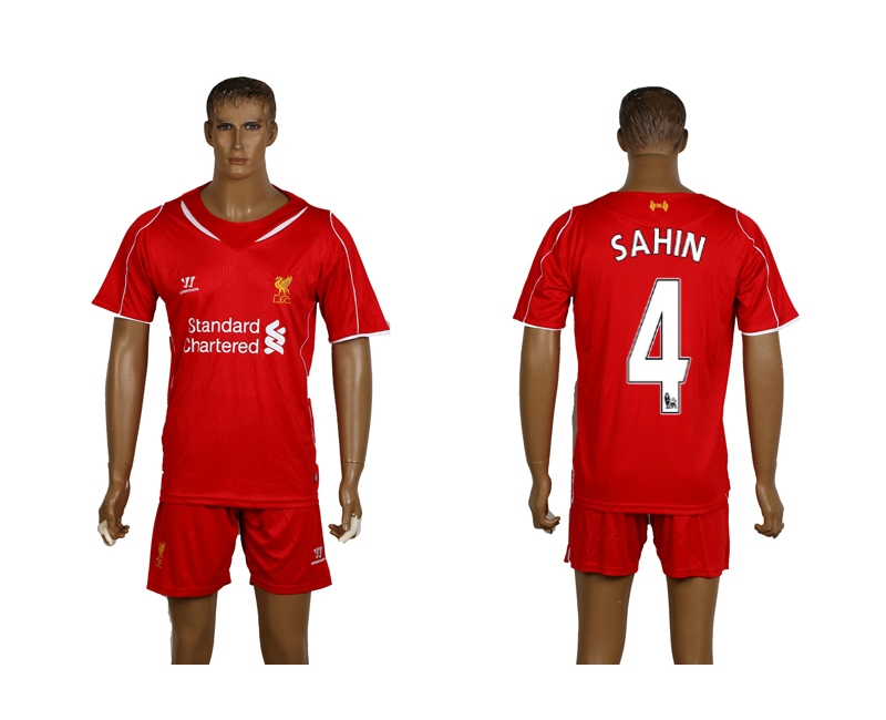2014-15 Liverpool 4 Sahin Home Soccer Jersey