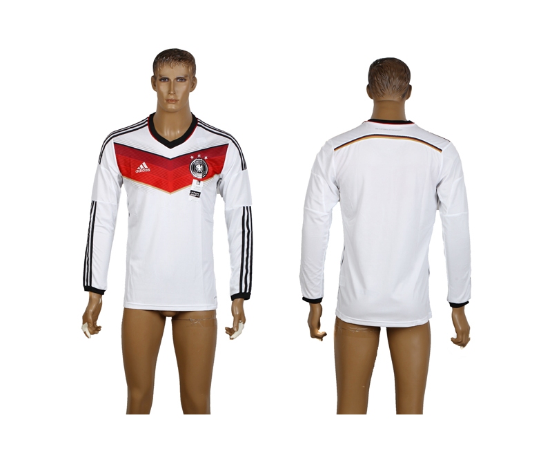 Germany 2014 World Cup Home Long Sleeve Thailand Jerseys