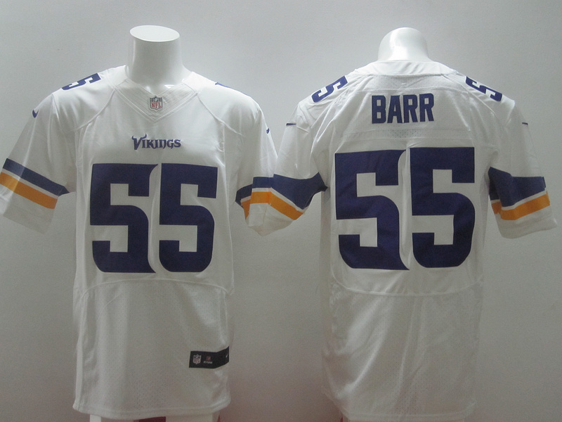 Nike Vikings 55 Barr White Elite Jerseys