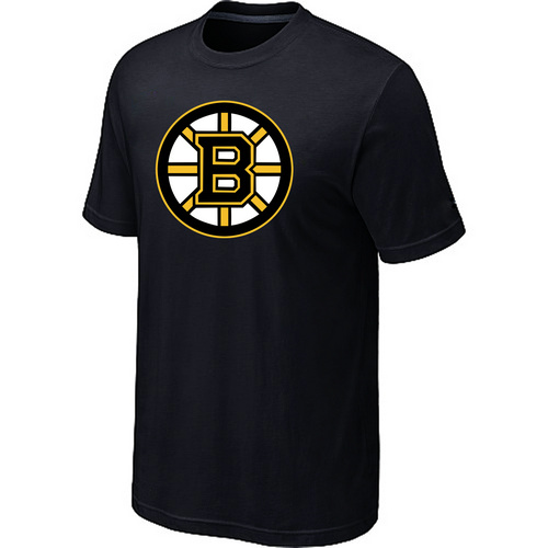 Boston Bruins Big & Tall Logo Black T Shirt