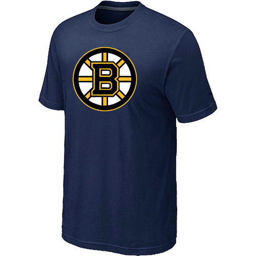 Boston Bruins Big & Tall Logo D.Blue T Shirt