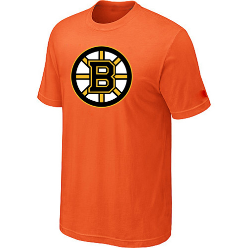 Boston Bruins Big & Tall Logo Orange T Shirt