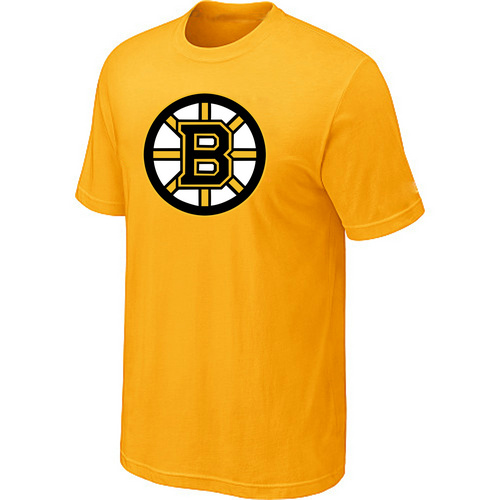 Boston Bruins Big & Tall Logo Yellow T Shirt