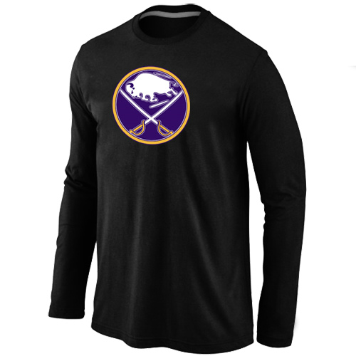 Buffalo Sabres Big & Tall Logo Black Long Sleeve T Shirt