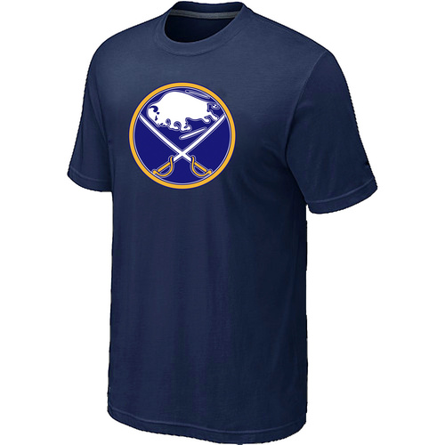 Buffalo Sabres Big & Tall Logo D.Blue T Shirt - Click Image to Close