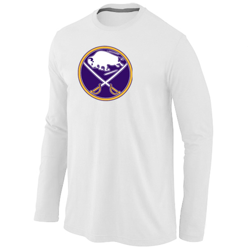 Buffalo Sabres Big & Tall Logo White Long Sleeve T Shirt