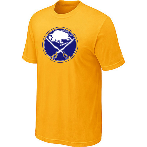 Buffalo Sabres Big & Tall Logo Yellow T Shirt