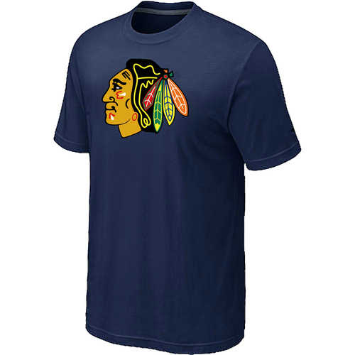 Chicago Blackhawks Big & Tall Logo D.Blue T Shirt