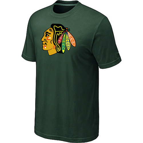 Chicago Blackhawks Big & Tall Logo D.Green T Shirt