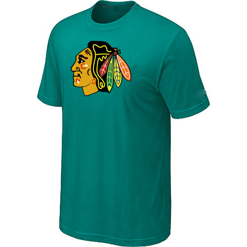 Chicago Blackhawks Big & Tall Logo Green T Shirt