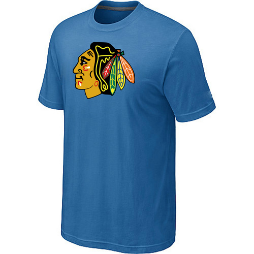 Chicago Blackhawks Big & Tall Logo L.Blue T Shirt