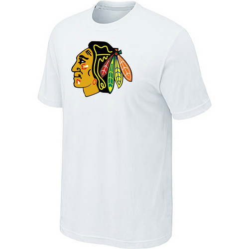 Chicago Blackhawks Big & Tall Logo White T Shirt