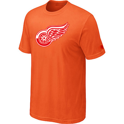 Detroit Red Wings Big & Tall Logo Orange T Shirt