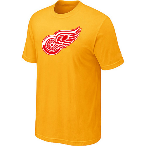 Detroit Red Wings Big & Tall Logo Yellow T Shirt