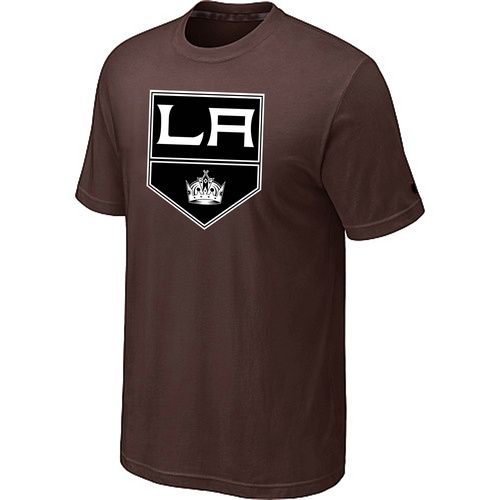 Los Angeles Kings Big & Tall Logo Brown T Shirt