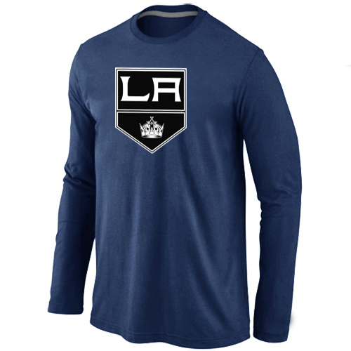 Los Angeles Kings Big & Tall Logo D.Blue Long Sleeve T Shirt